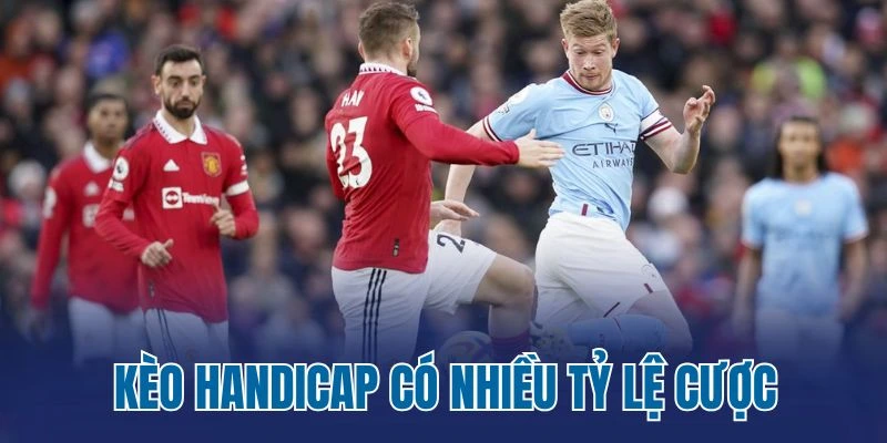 Kèo handicap có nhiều tỷ lệ cược