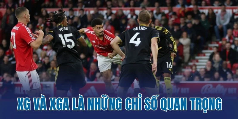 xG và xGA là những chỉ số quan trọng